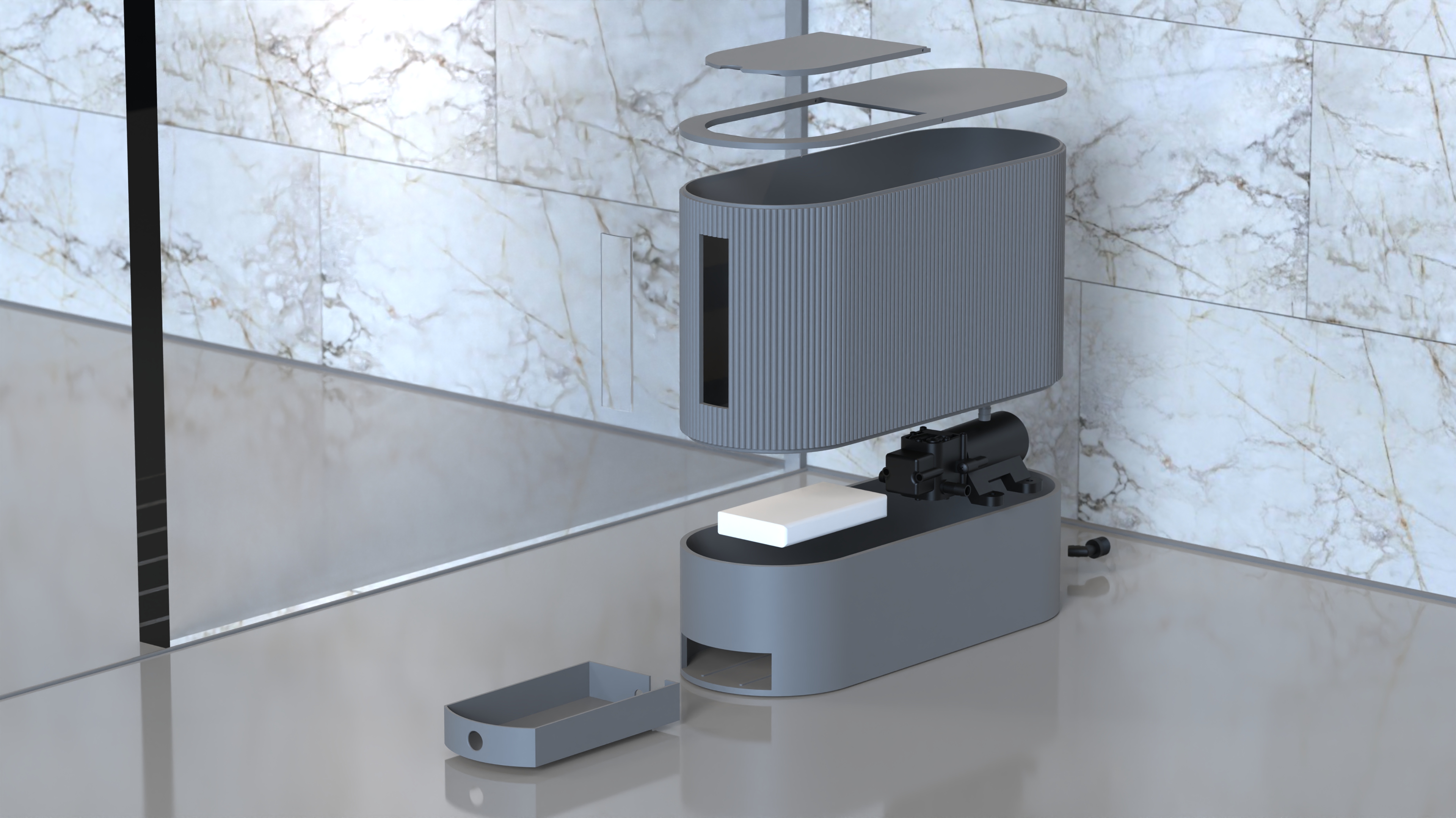 KroKlo Tank V1 Explosionsansicht